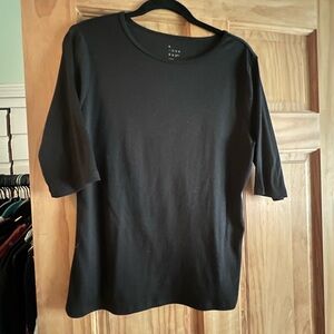 a new day Black Short Sleeve Tee